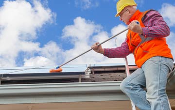 Gelligroes soft wash roof cleaning